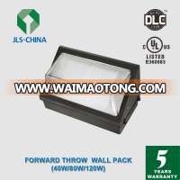 40w 60w 80w 120w led wall mounted light for indoor and outdoor with UL DLC certified